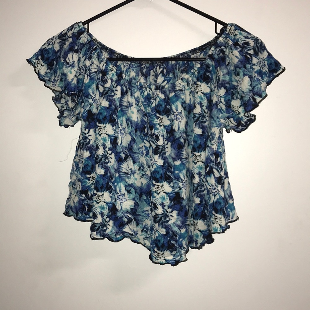 Floral crop top